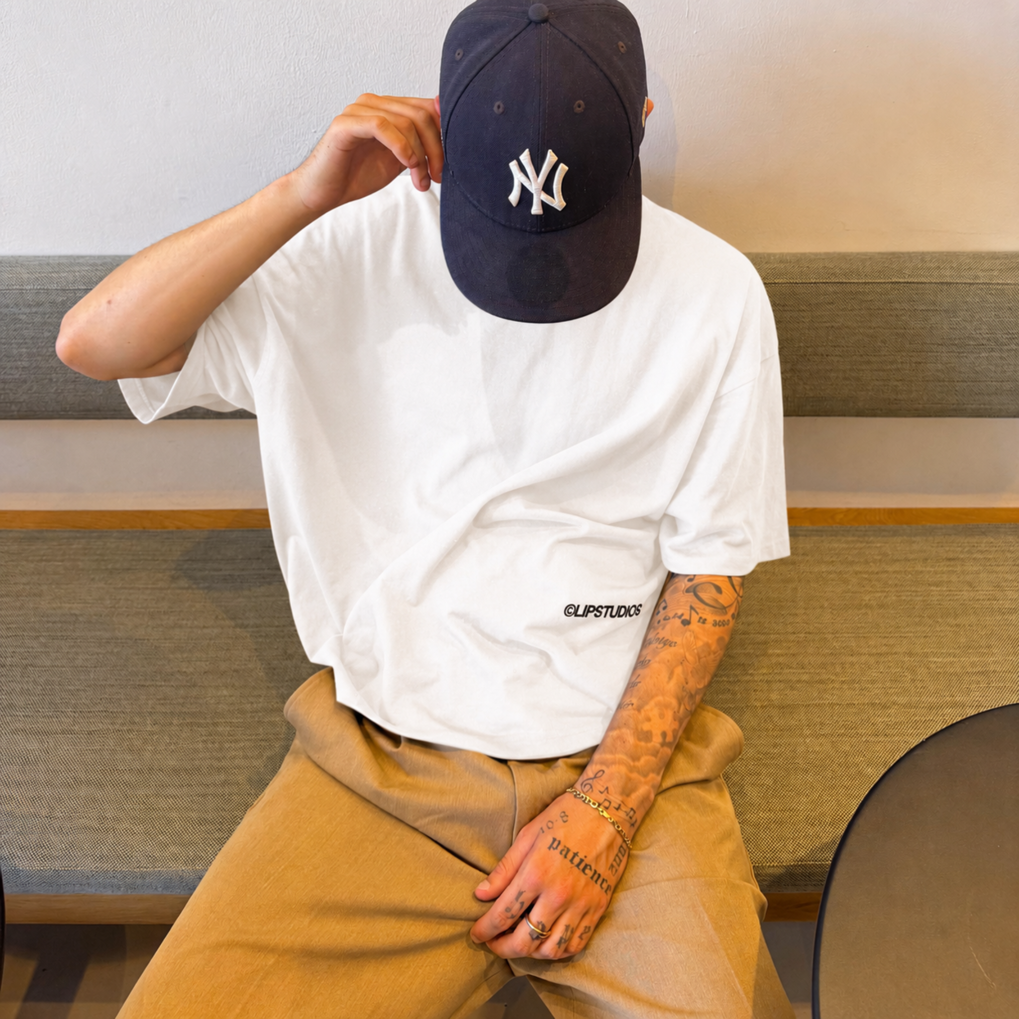 F*ck Nudes Tee - White - Black
