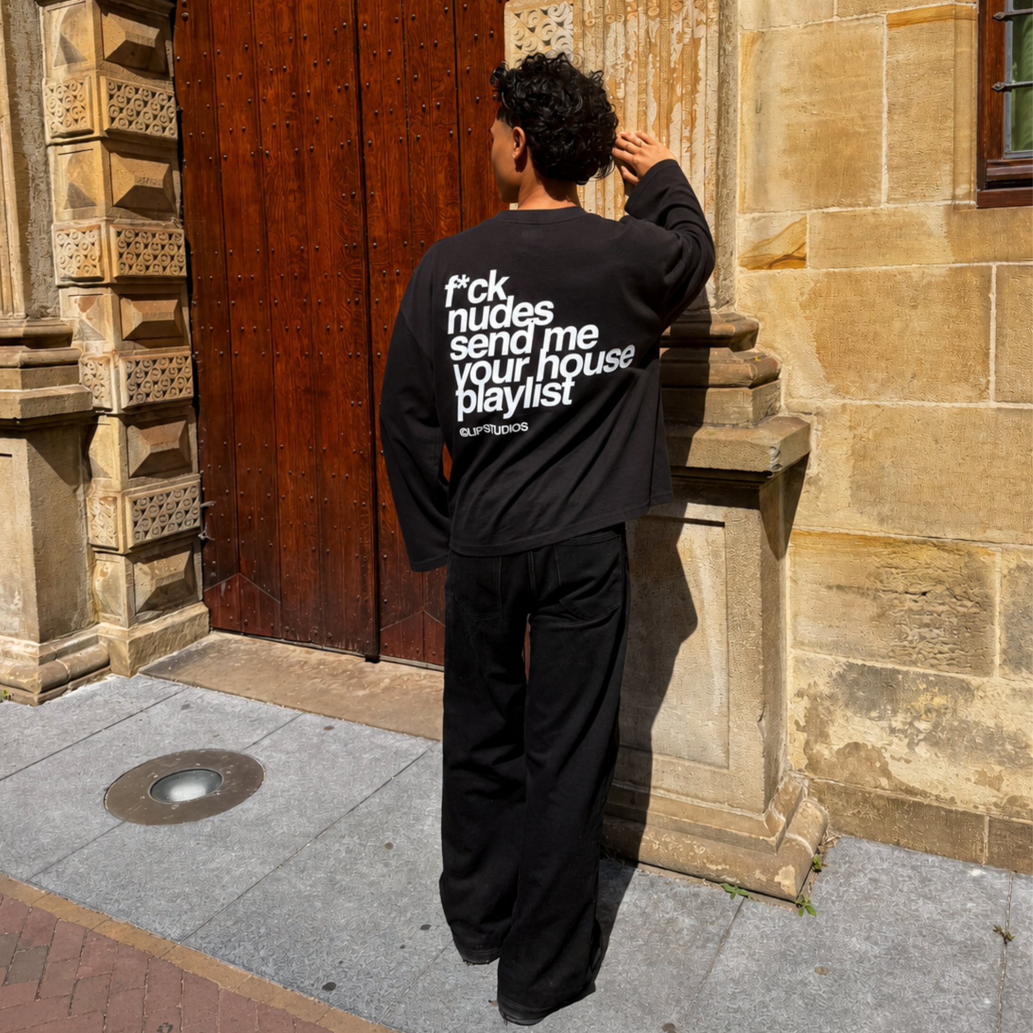 F*ck Nudes Longsleeve - Black