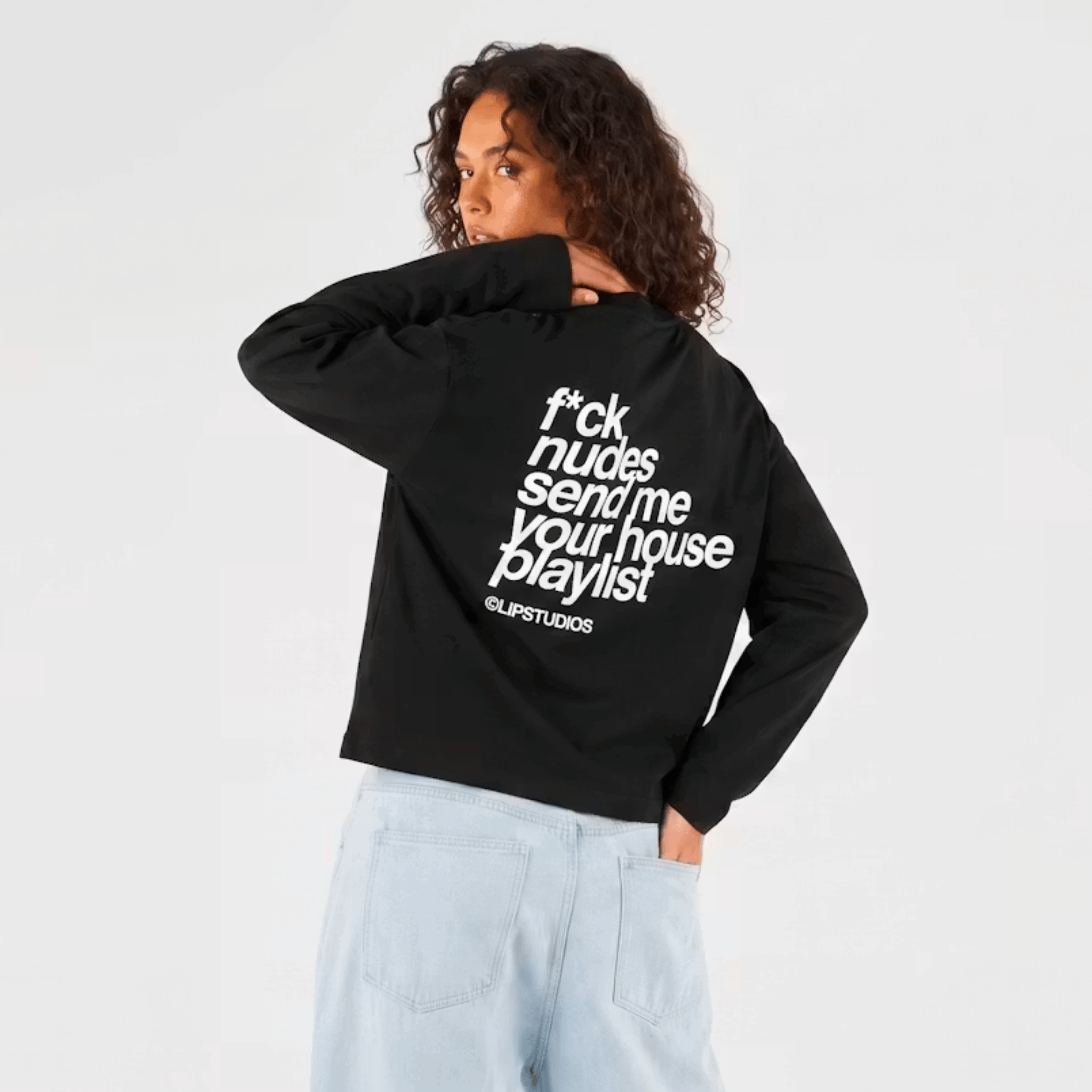 F*ck Nudes Longsleeve - Black