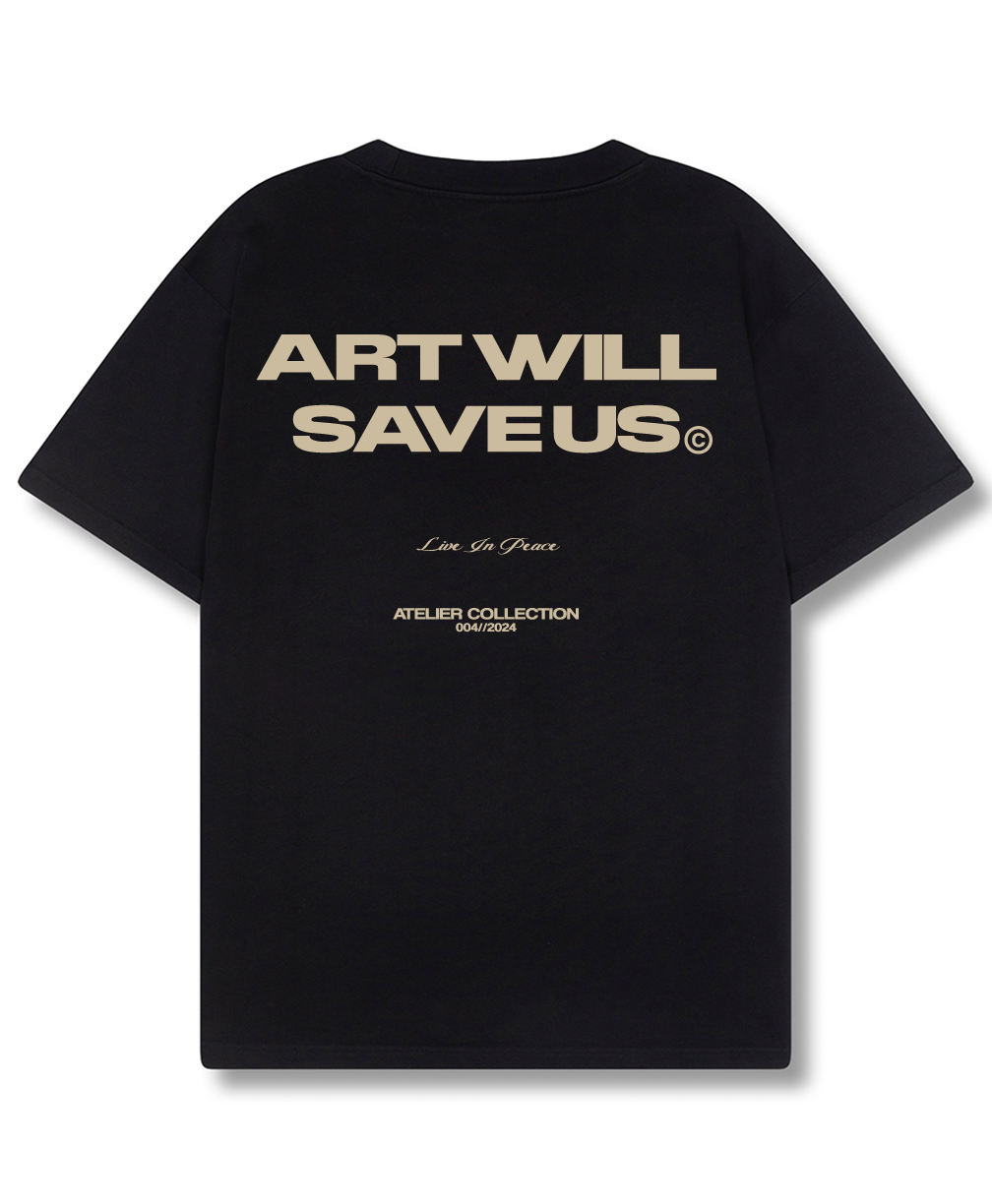 ART WILL SAVE US BROWN [BLACK]