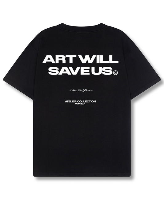 ART WILL SAVE US WHITE [BLACK]