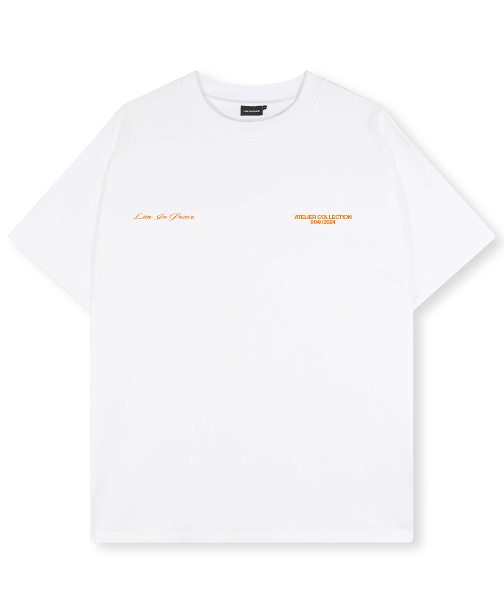 ART WILL SAVE US TEE ORANGE [WHITE]