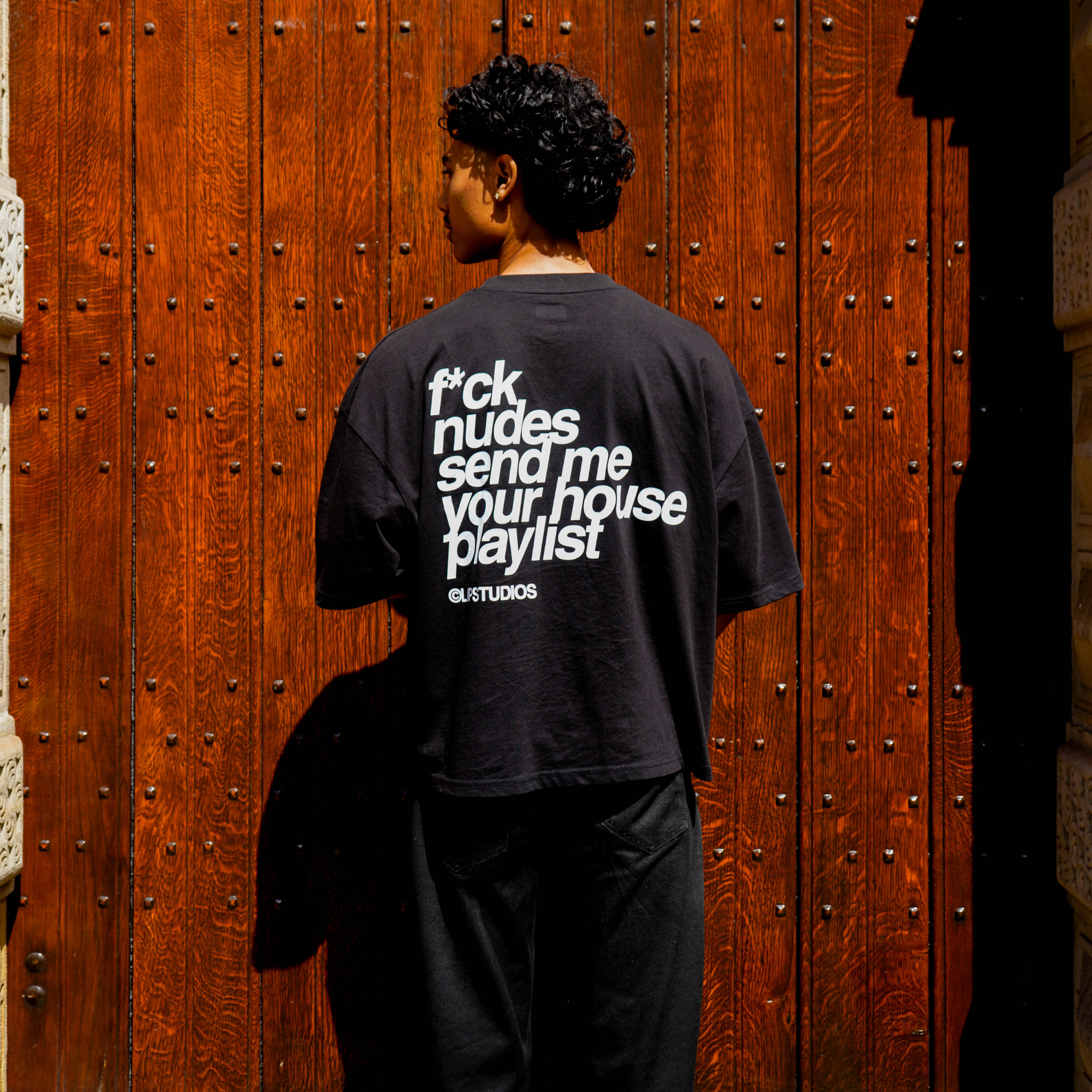 F*ck Nudes Tee - Black - White