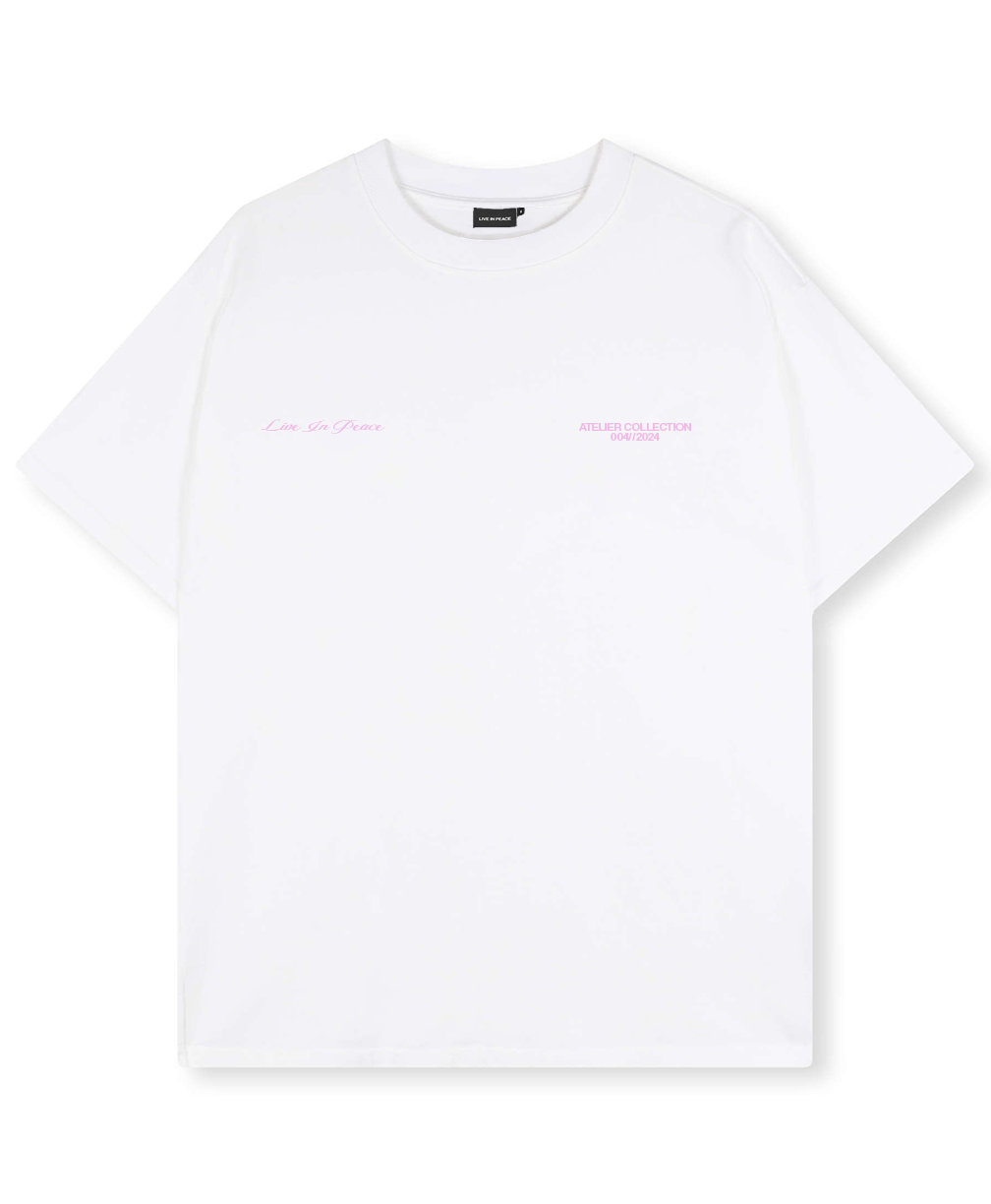 ART WILL SAVE US TEE PINK [WHITE]