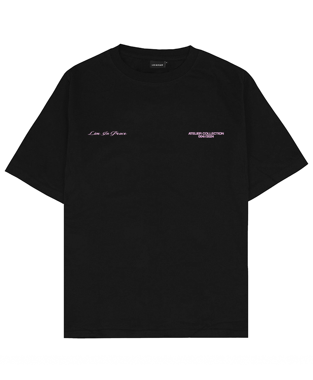 ART WILL SAVE US TEE PINK [BLACK]