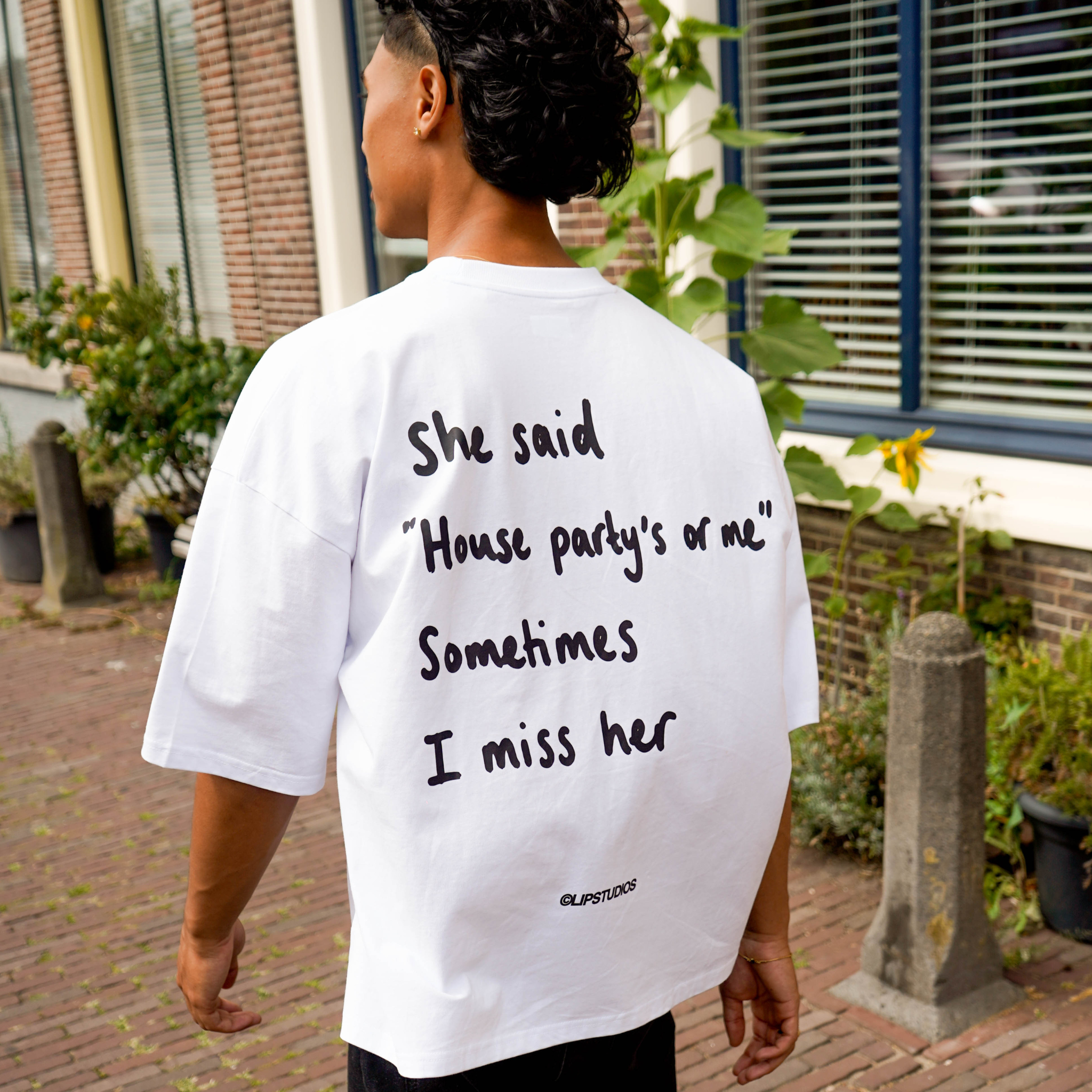 Miss You... Tee - White