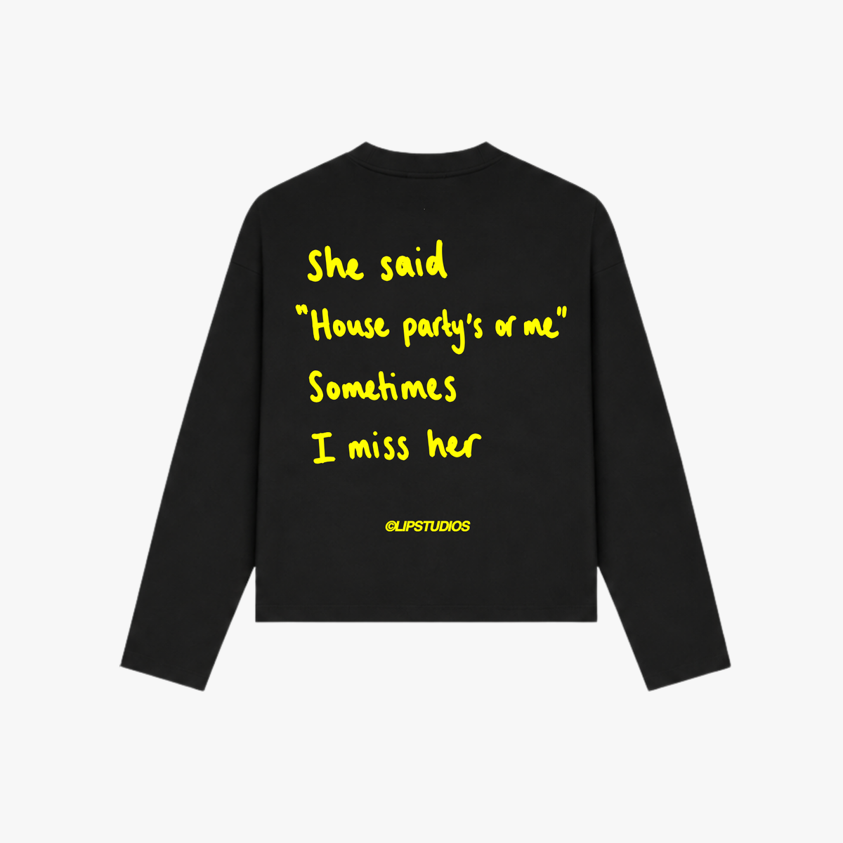 Miss You Longsleeve Black ADE