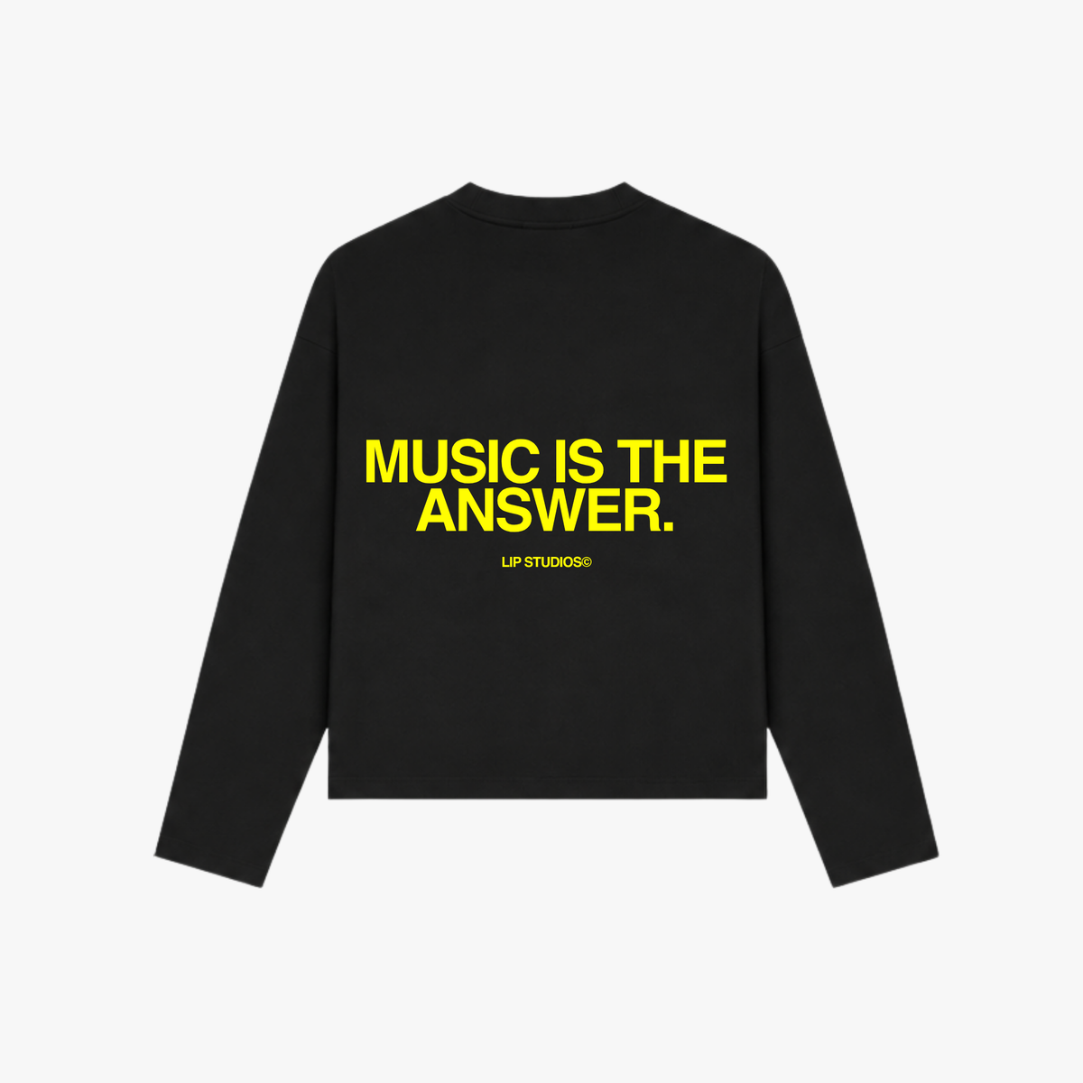 Music Is The Answer Longsleeve Black ADE