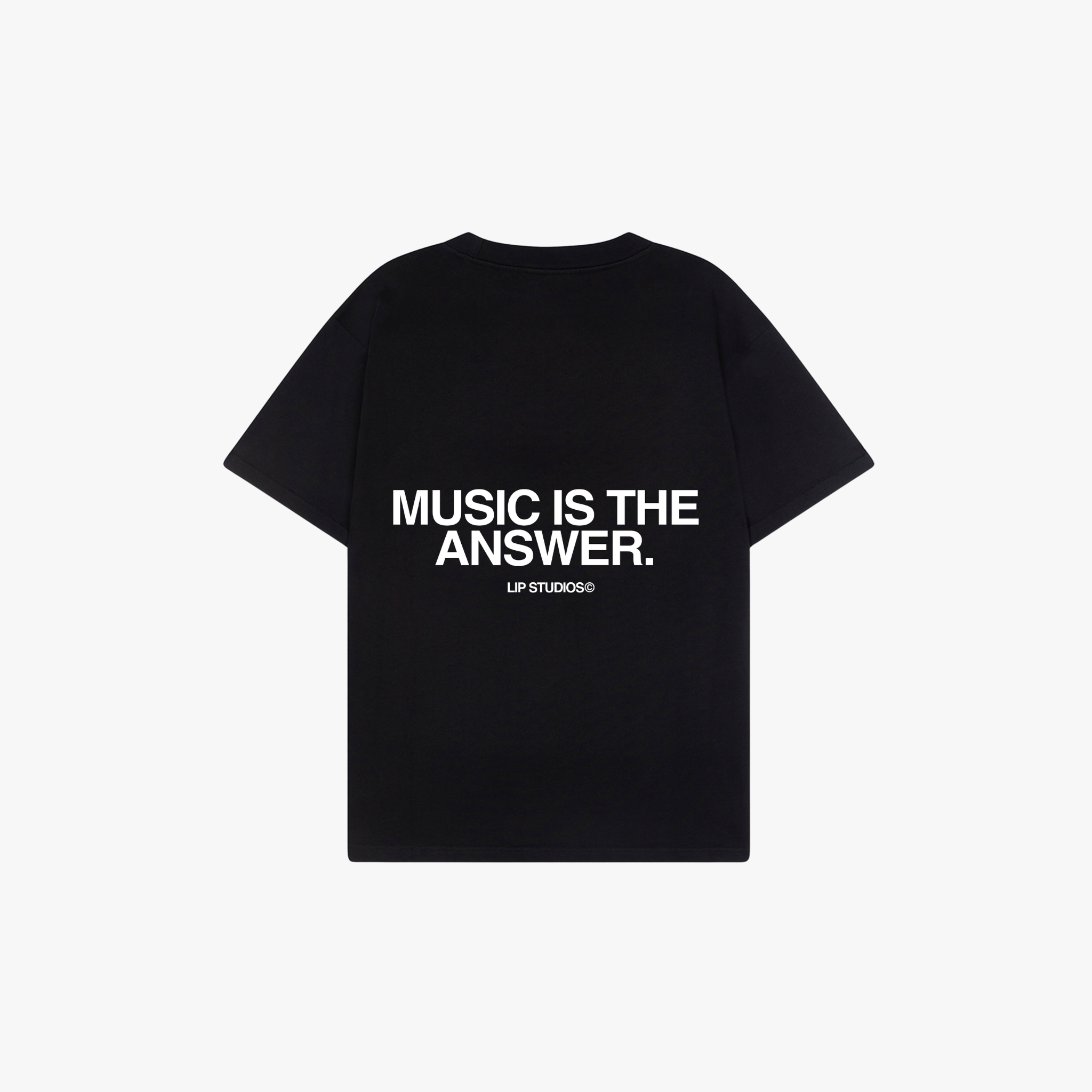 Mita Black Tee White (BD 1)