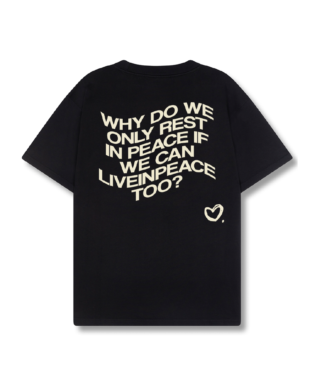 QUOTE TEE BLACK