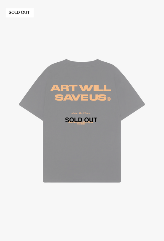 ART WILL SAVE US ORANGE [BLACK]