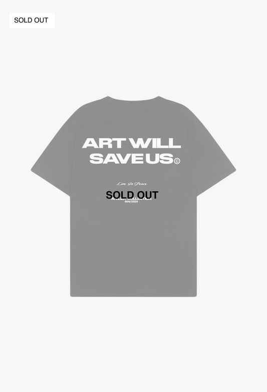 ART WILL SAVE US WHITE [BLACK]