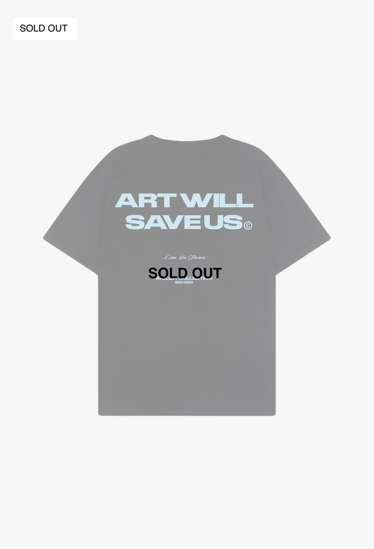 ART WILL SAVE US TEE BBY BLUE [BLACK]