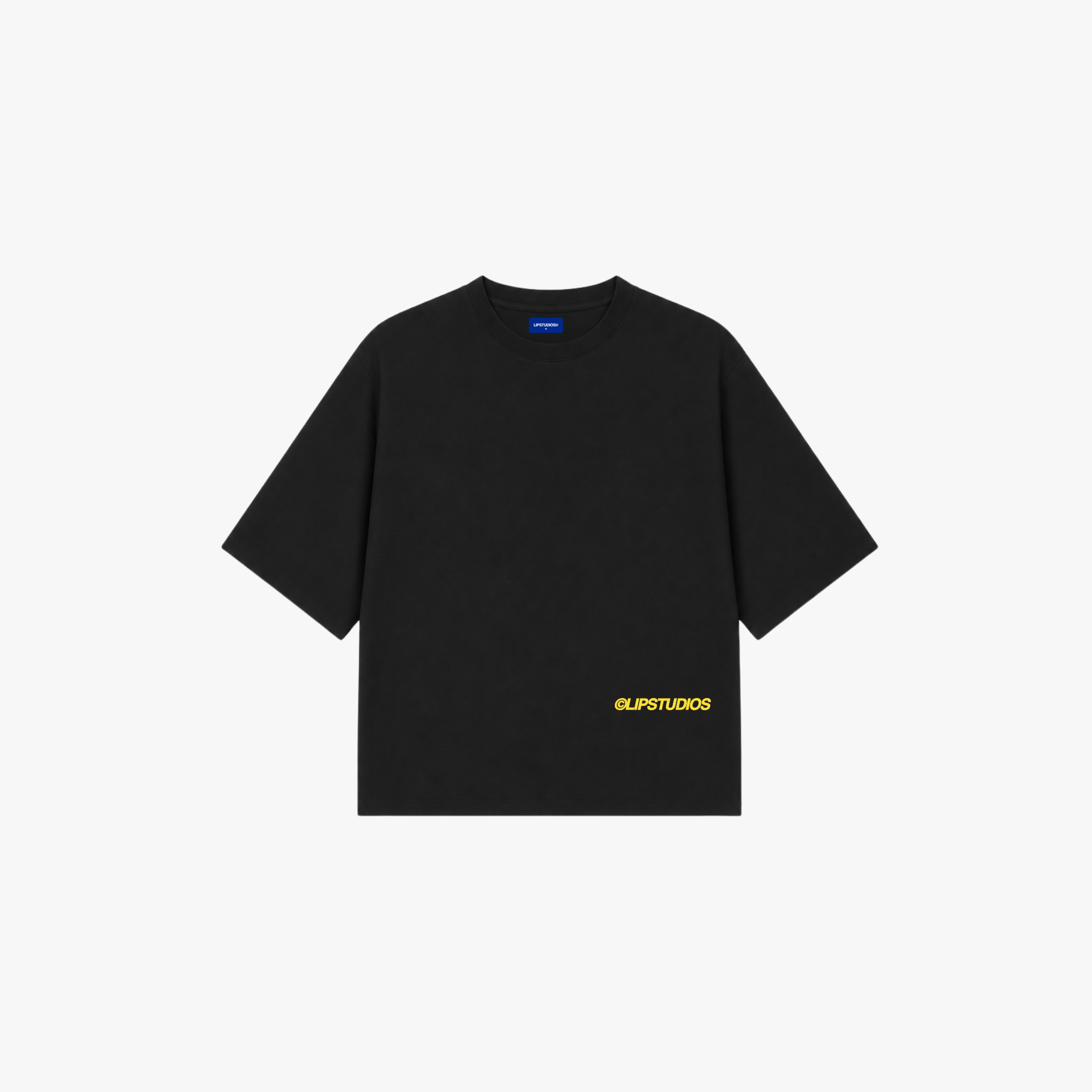 Ss26 Tee - Black - Yellow