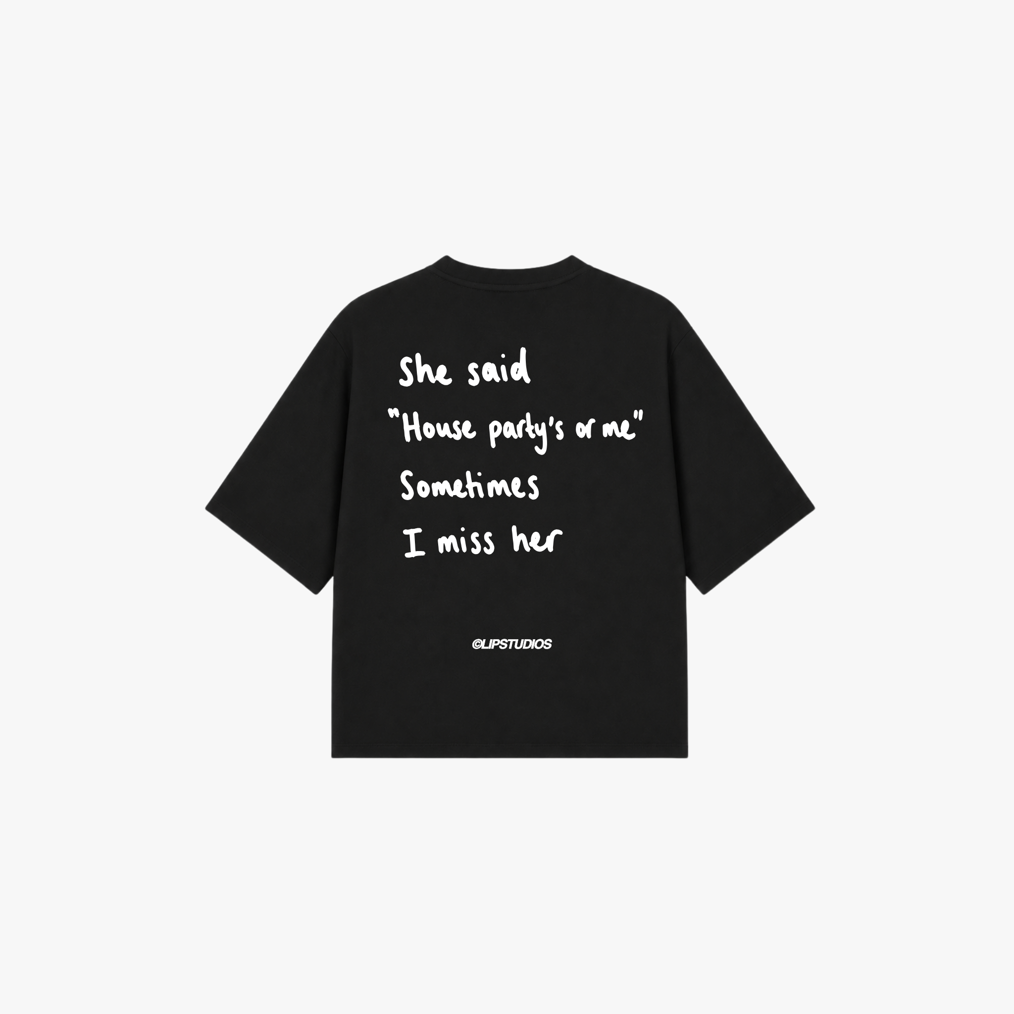 Miss You... Tee - Black