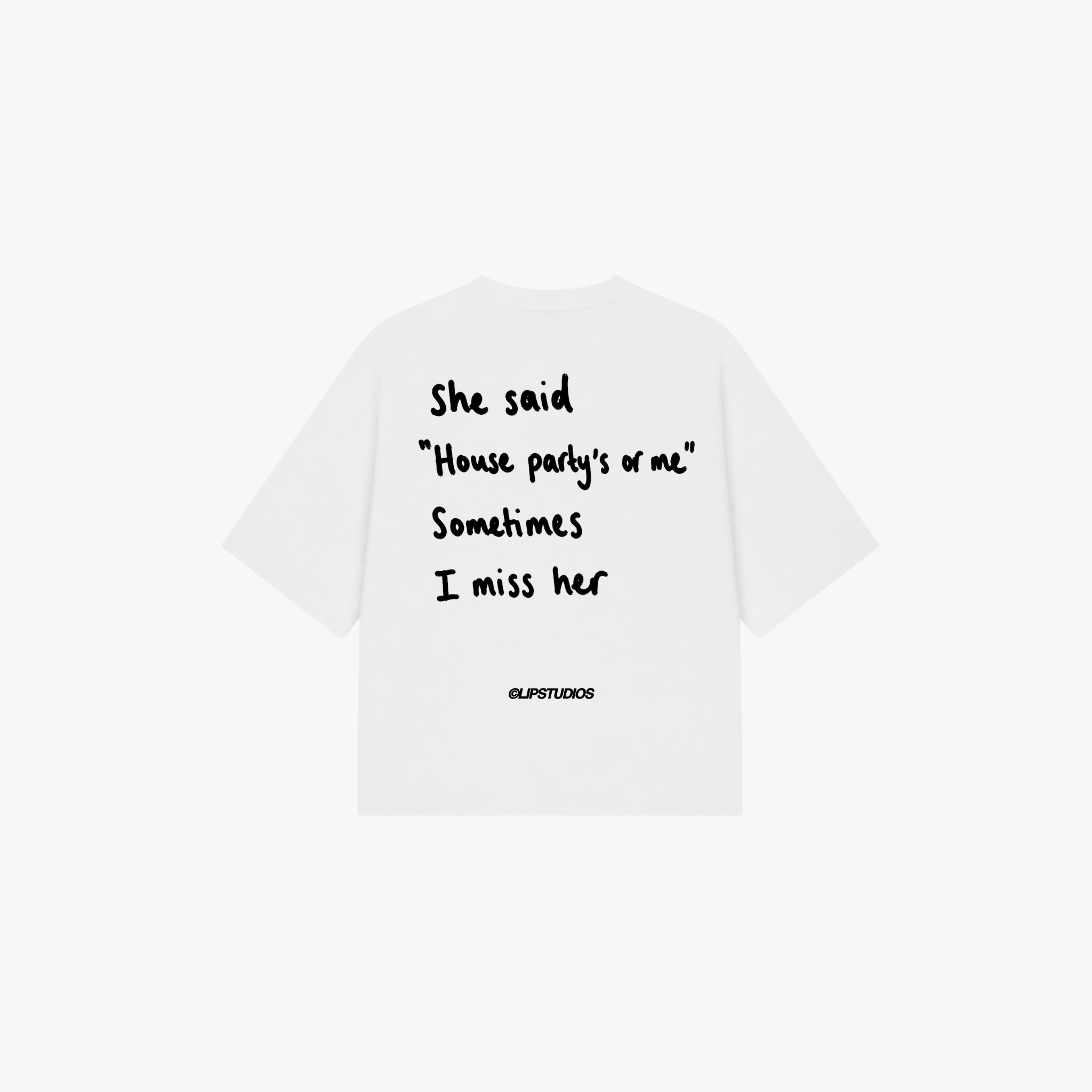 Miss You... Tee - White