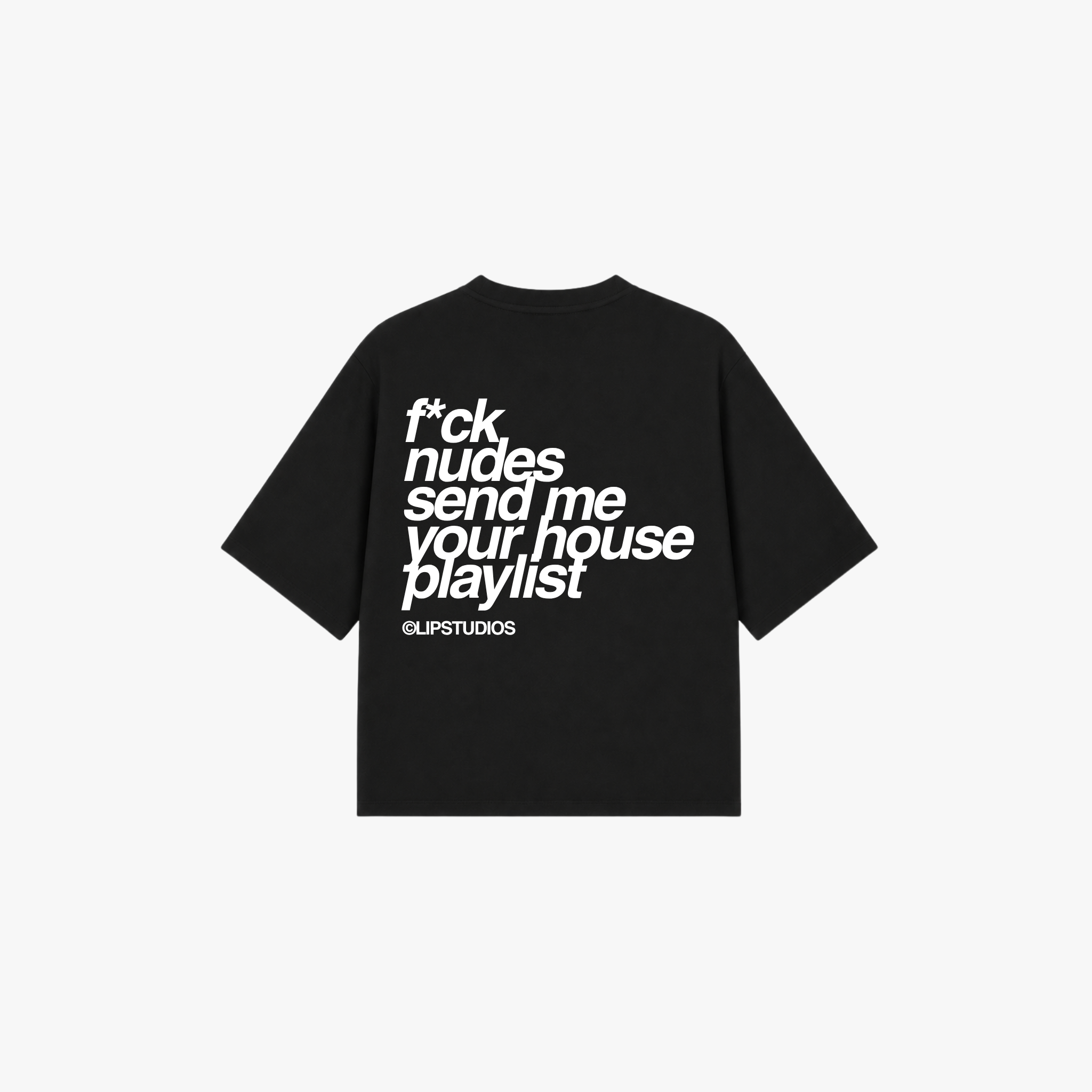 F*ck Nudes Tee - Black - White
