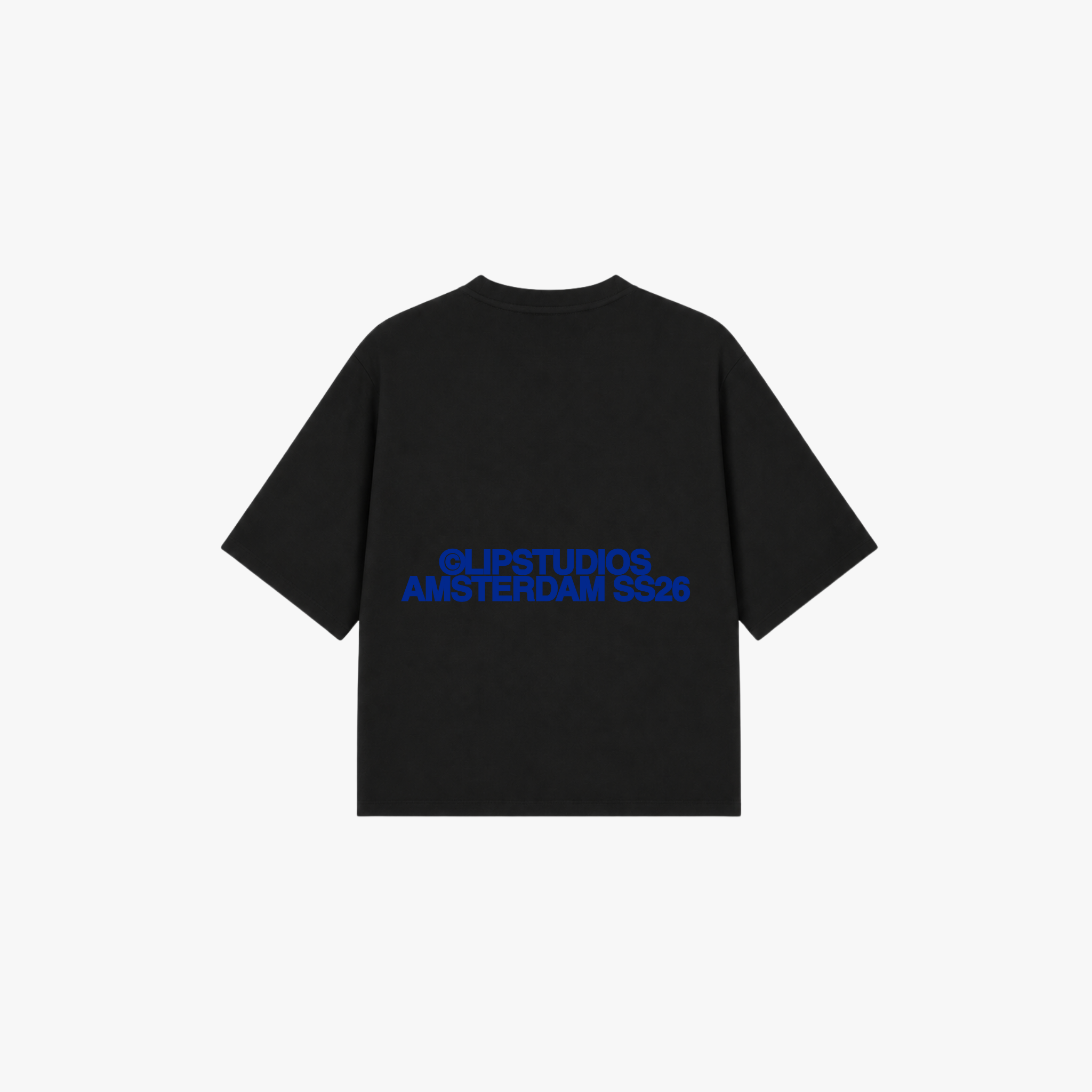 Ss26 Tee - Black - Blue