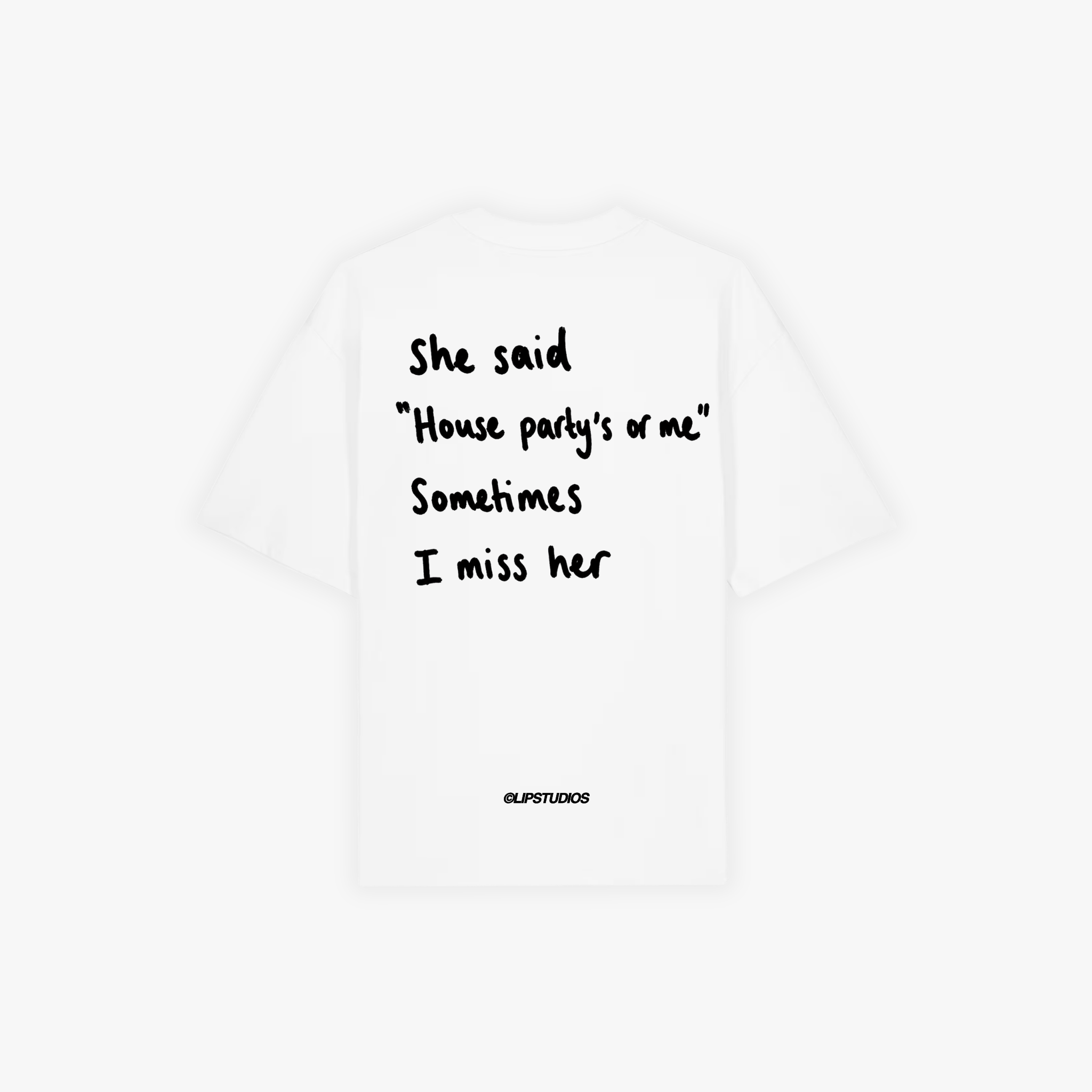 Miss You... Tee - White