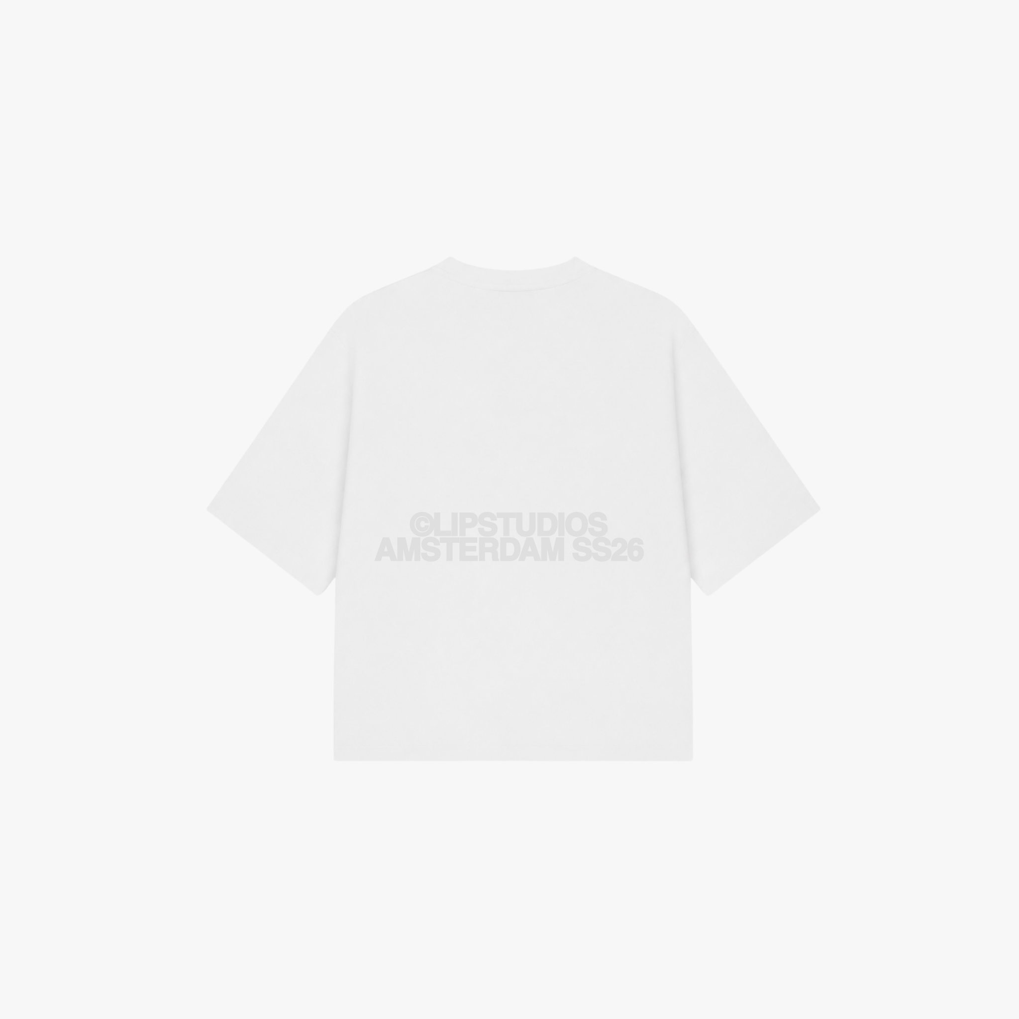 SS26 Tee - White - Grey