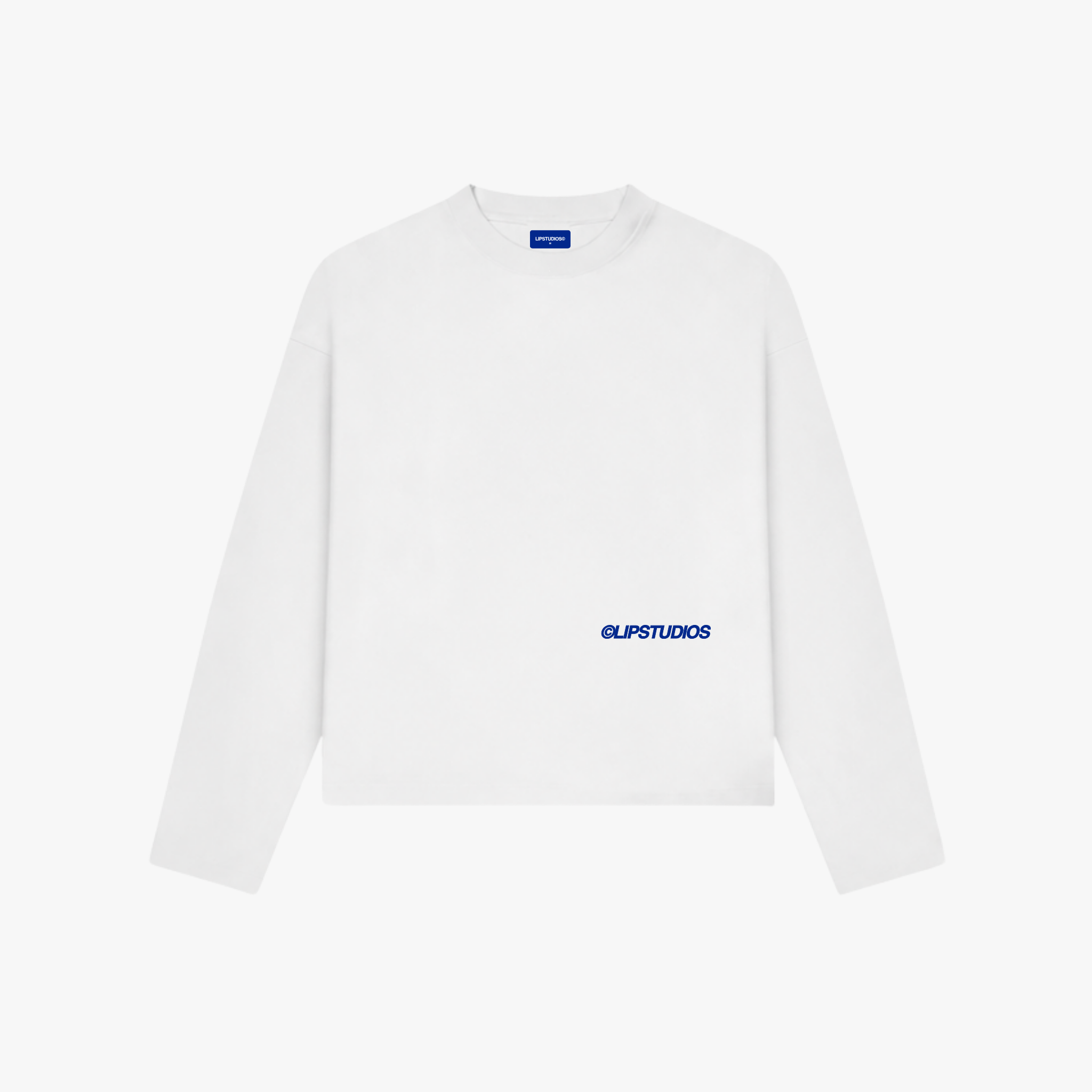 Ss26 Longsleeve - White - Blue