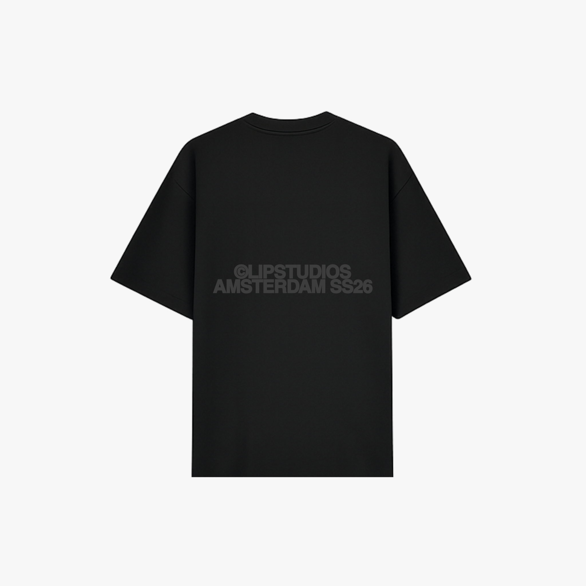Ss26 Tee - Black - Grey