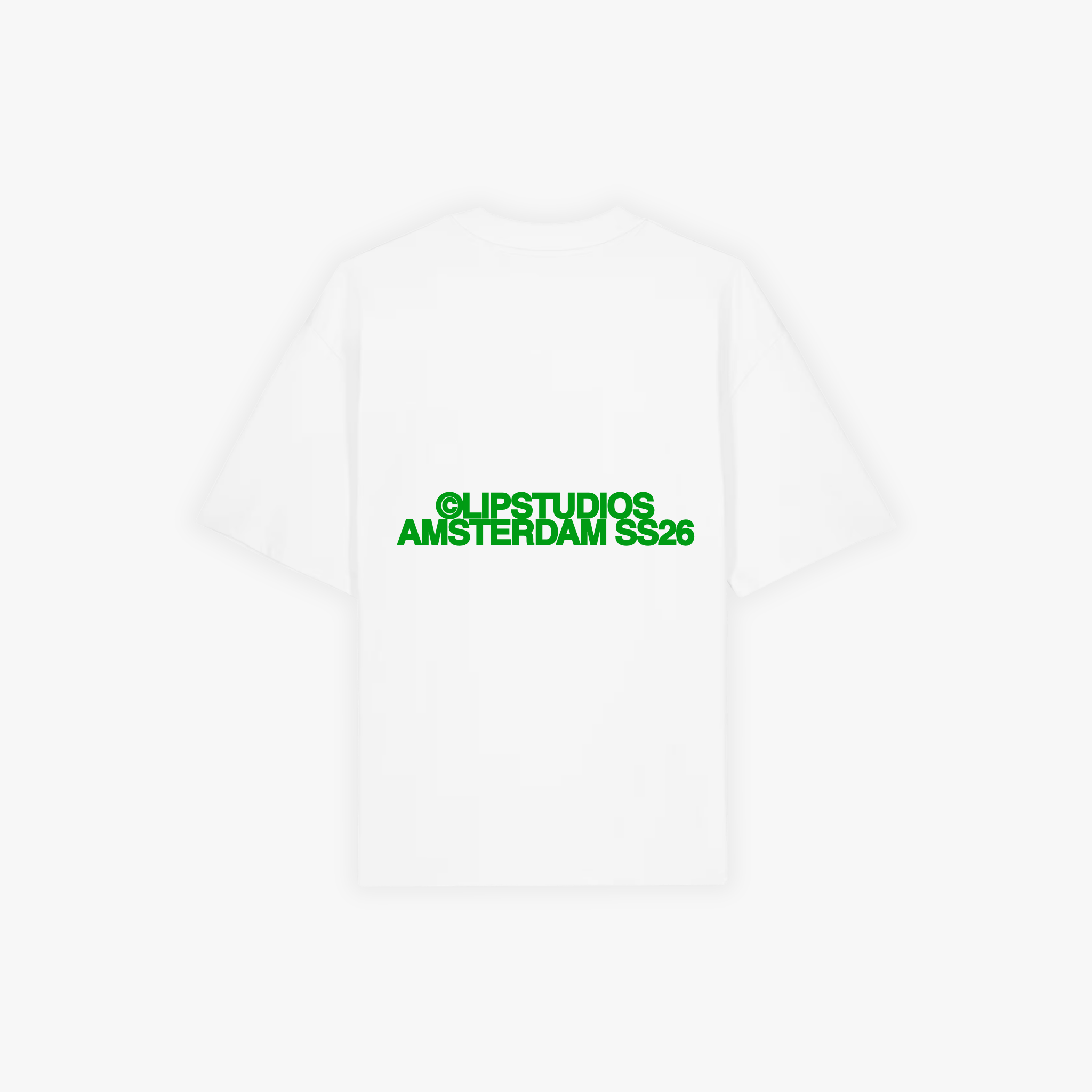 SS26 Tee - White - Green