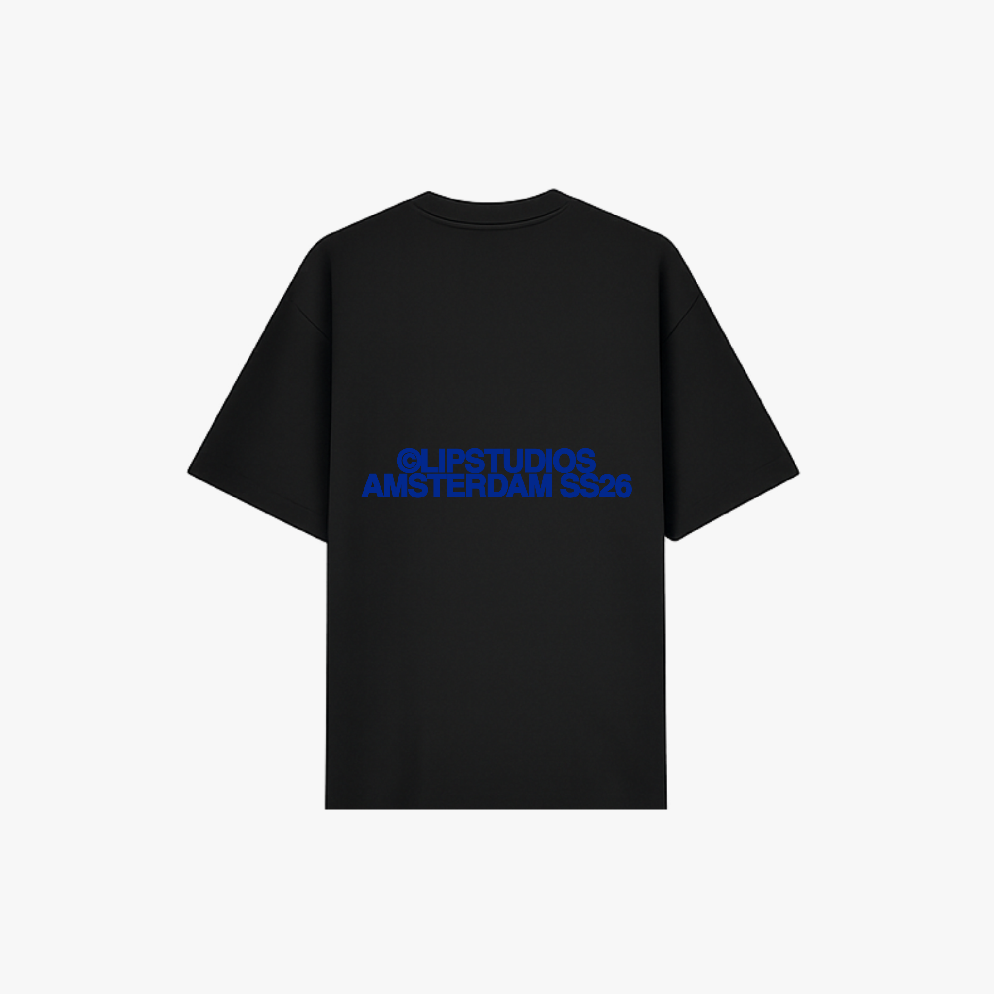 Ss26 Tee - Black - Blue