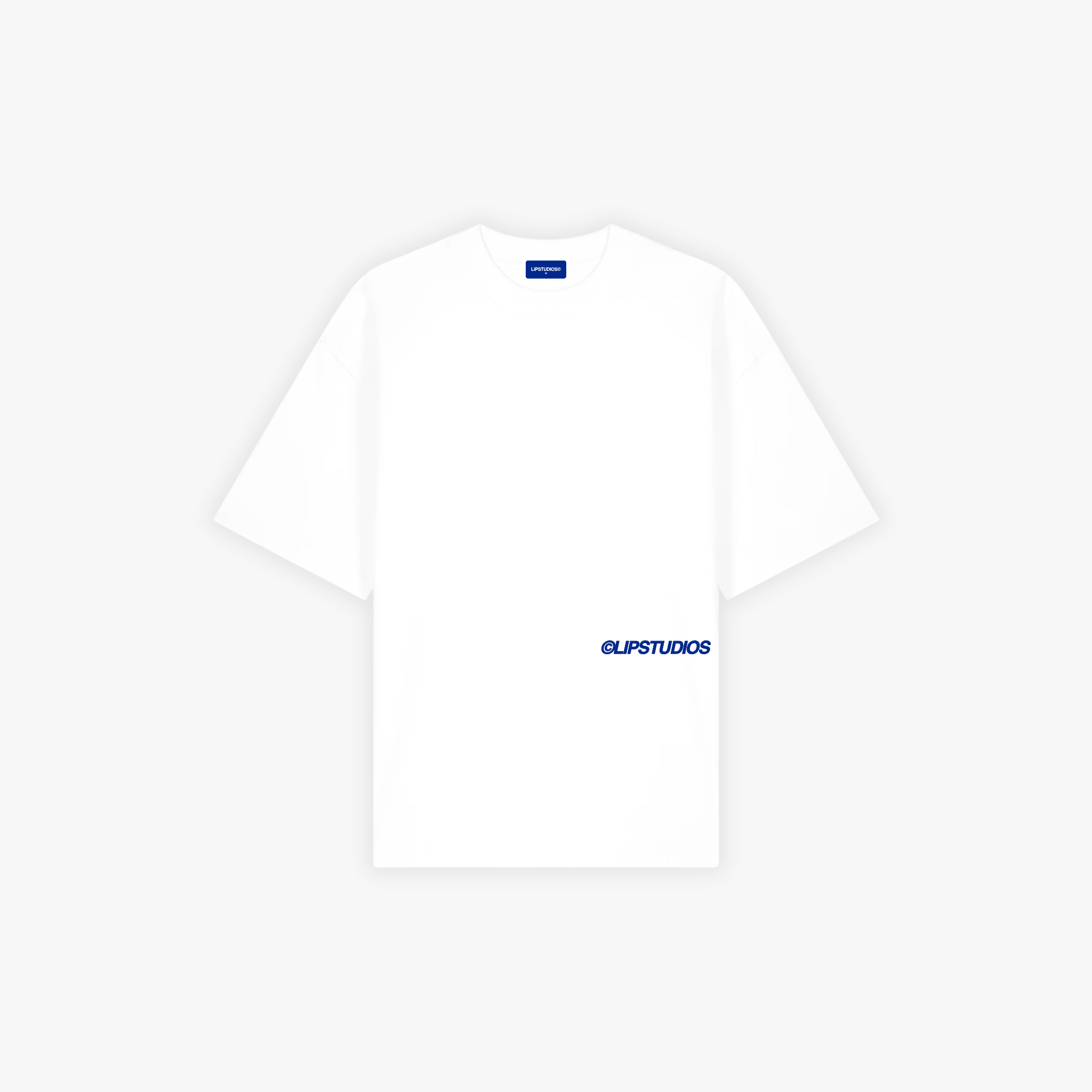 SS26 Tee - White - Blue