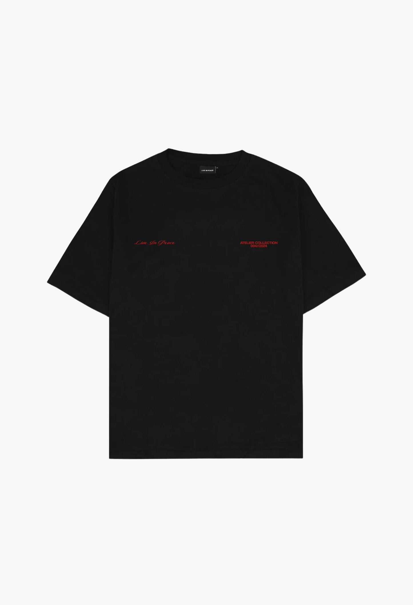 ART WILL SAVE US TEE RED [BLACK]