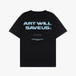 ART WILL SAVE US TEE BBY BLUE [BLACK]