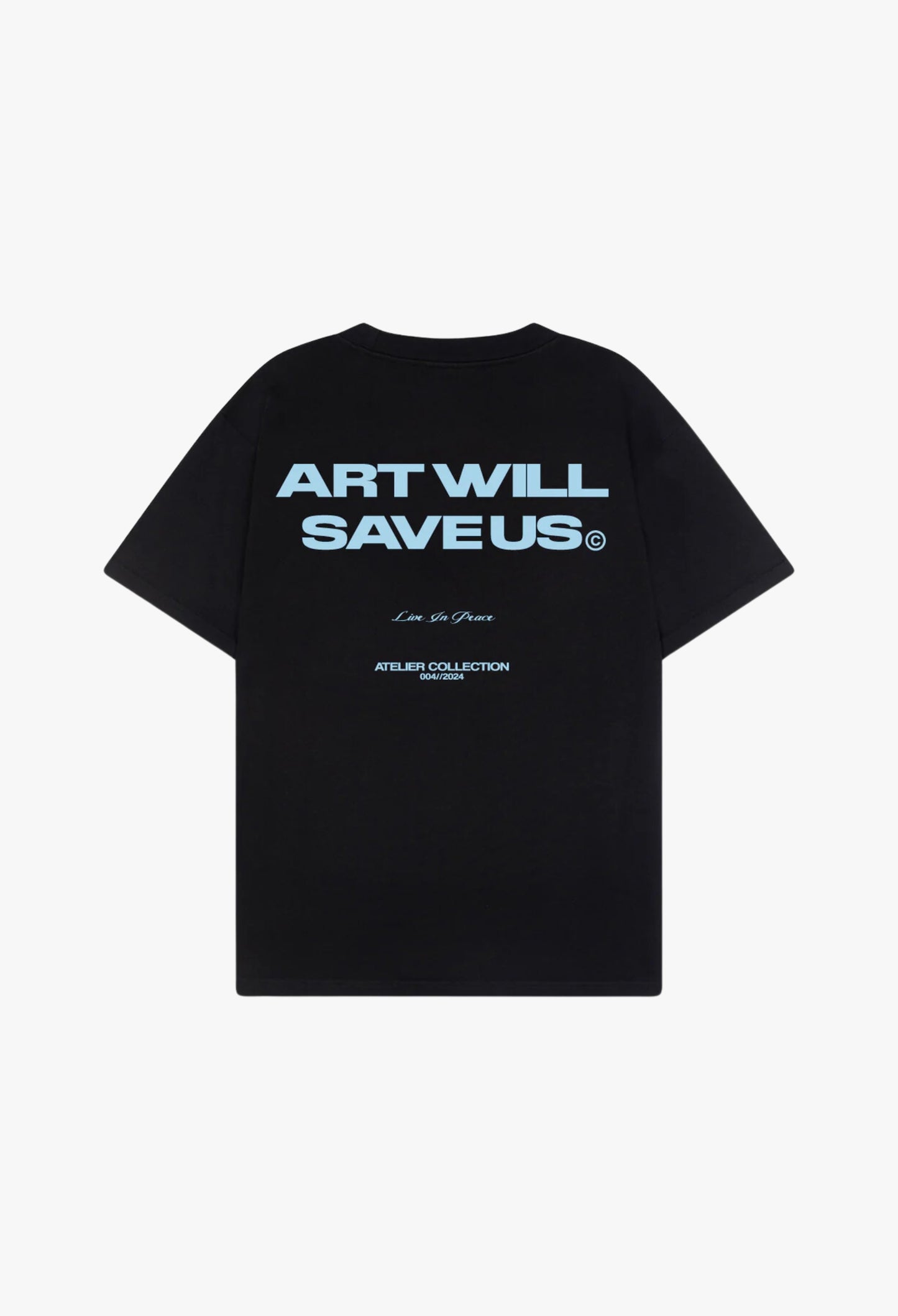 ART WILL SAVE US TEE BBY BLUE [BLACK]