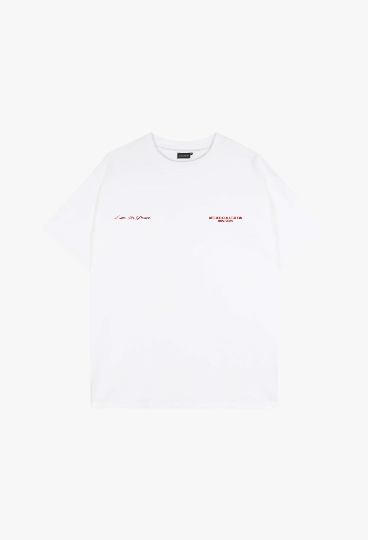 ART WILL SAVE US TEE RED [WHITE]