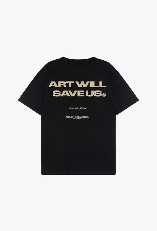 ART WILL SAVE US BROWN [BLACK]